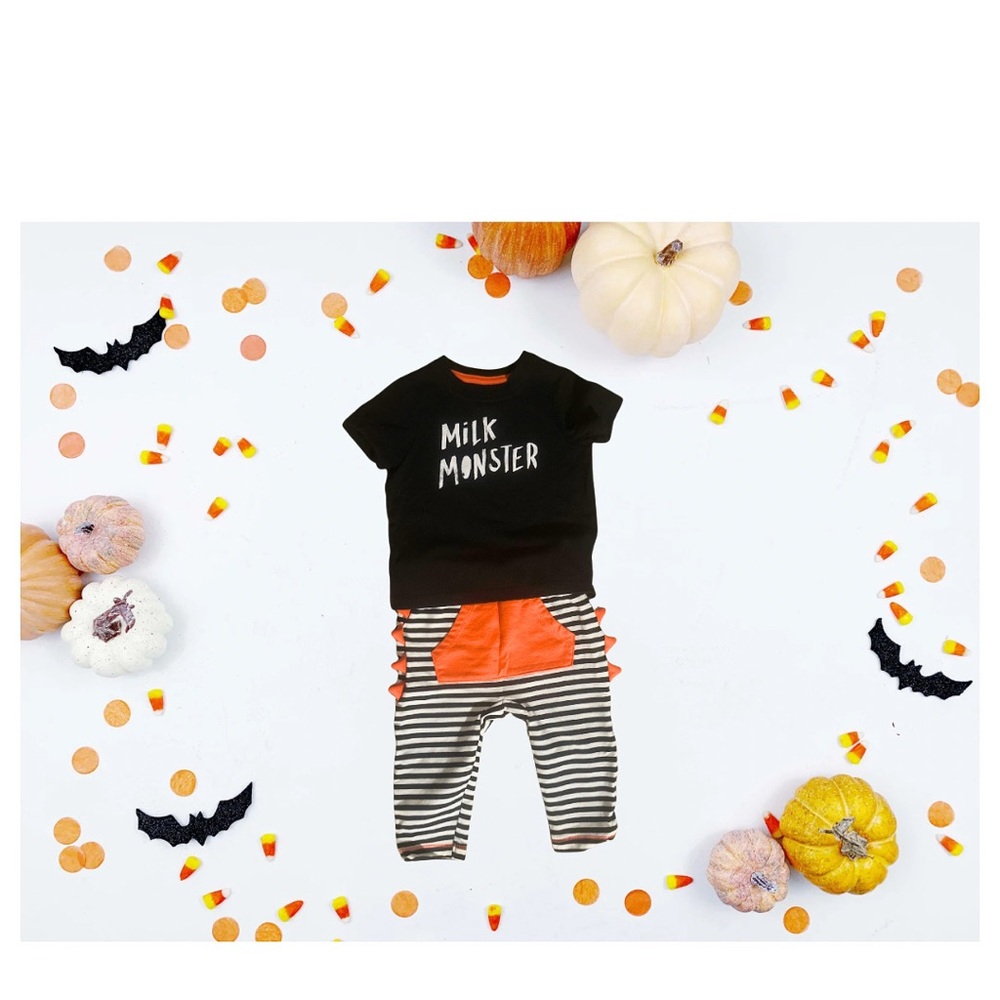 Milk Monster Black and Orange Kids Costume